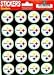 Pittsburgh Steelers LOGO Stickers (20 per sheet)