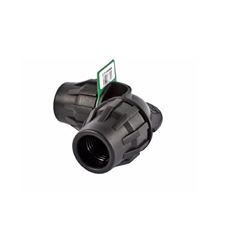 SYR Brico Fitting – Elbow 90 Degrees, 15 x 8 x 5 cm, Black