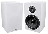 Pair ROCKVILLE RockShelf 64W White 6.5" Home