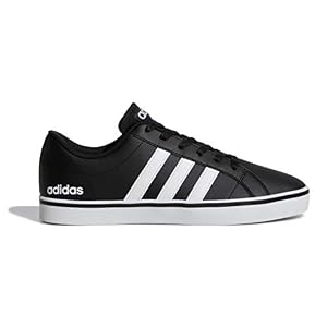 Image of adidas Men's VS PACE Sneaker, core Black, FTWR White, Scarlet, 9 M US