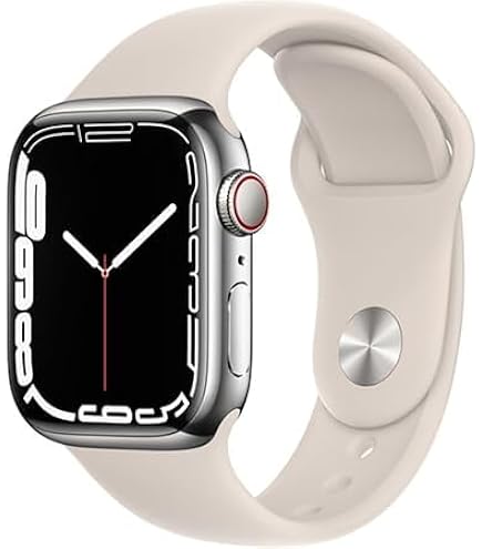 Amazon.com: Apple Watch Series 7 (GPS + Cellular, 41mm) Silver