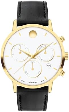 モバード、ミュージアム、スポーツエディション Amazon.com: Movado Museum Sport Men's Luxury Chronograph Watch