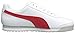 PUMA Men's Roma Basic Fashion Sneaker, White/High Risk Red/White - 9.5 D(M) US
