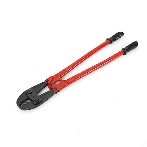 30'' Wire Rope Crimping Hand Swager Tool Heavy Duty Alloy Steel Hand Swaging Tools For Wire Rope Aircraft Cable 5/32'' 1/4'' & 5/16'' Wire Rope Cutter