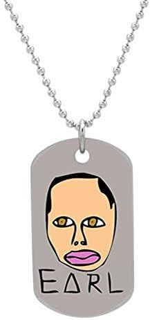 Earl Sweatshirt Odd Future Wolf Gang Customized design personalized unique OvaL Dog Tag Pet Tag Cat Animal Tag necklace pendant Bead Chain