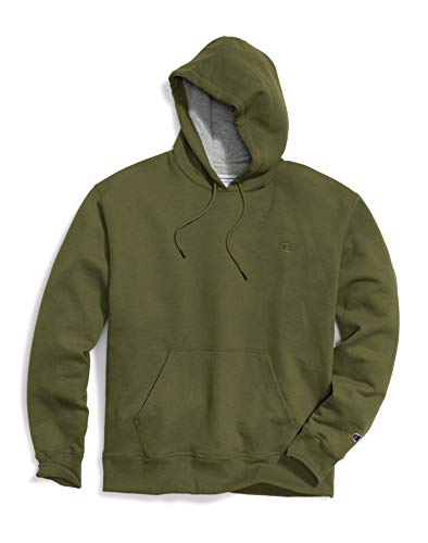 Champion Men's Hoodie, Cargo Olive, S