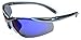 JiMarti JM01 Sunglasses for Golf, Fishing, Cycling-Unbreakable-TR90 (Grey & Blue)