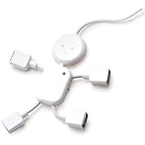 Kikkerland US006 USB Hubman, white