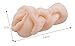 Realistic Pocket Pussy, PALOQUETH 3D Male Masturbator TPR Pocket Stroker Sex Toys for Men Masturbation