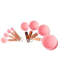 Juego de 8 tazas de medición de nailon y cuchara d
