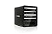 ICY DOCK Quad Bay 2.5” 3.5” SATA HDD/SSD USB 3.0/eSATA External JBOD Hard Drive Enclosure - Black - ICYCube MB561U3S-4SB R1