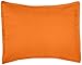 Amazon Basics Easy-Wash Microfiber Kid's Comforter and Pillow Sham Set - Twin, Bright Orange