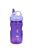 Nalgene Tritan Kid's Grip-n-gulp Water Bottle: 12oz, Purple Hoot by Sports Water Bottles