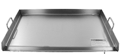 Bioexcel Stainless Steel Plancha - all Purpose griddle for Taco Cart, BBQ grill 15", 32" & 36" - This one is 32"x17" - Thumbnail 4