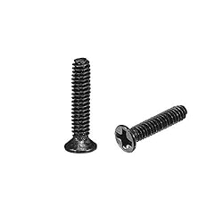 uxcell M2 x 10mm Phillips Screw Fastener Black for