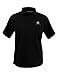 John Deere Men's Logo Polo Shirt, Black, X-Large
