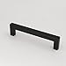 goldenwarm 5in Cabinet Handles Kitchen Cabinet Pulls - LSJ12BK128 Black Drawer Pulls Modern Cabinet Pull Handles for Kitchen Cabinets 128mm Hole Centre 25Pack