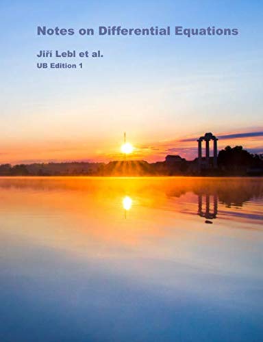 Notes on Differential Equations: UB Edition Notes on Differential Equations: UB Edition