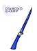 Diamond Gourmet Diamond Sharp Knife Set - Blue Ceramic Coated Diamond Infused Knife Set - As Seen on TV - Set of 4 knives with Bonus Peeler
