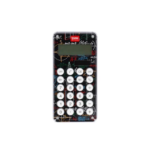 - Calculadora, Sistema Two Way Power: Proporciona energía Incluso en situaciones de ausencia de luz, de Bolsillo con Pantalla de 8 dígitos, batería incluida LR1130, Dimensiones 6,5 x 15 x 1,5
