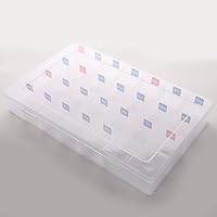 Jun Da Plastic Jewelry Beads Case Container Magnetic Letters Storage Box