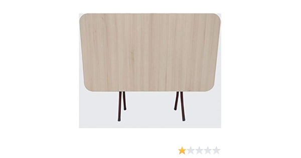 ecowood katlanir dikdortgen masa 70x120cm amazon com tr ev ve yasam