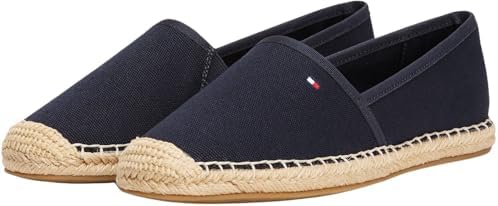Alpargatas Mujer Essential Flag Canvas con Logotipo, Azul (Space Blue), 38