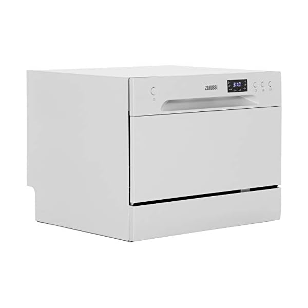 Zanussi ZDM17301SA Freestanding Compact Dishwasher, 5.7 liters, Silver, Noise level: decibels 52
