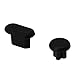 uxcell 15sets Micro USB 3.5mm Earphone Anti Dust Cap Cover Black for Smart Phone