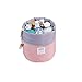 Clearance! Waterproof Cosmetic Travel Barrel Toiletry Bag Organizer Makeup Bag Bathroom Storage Drawstring (Pink)