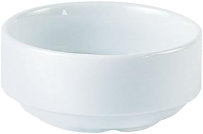Porcelite 360210 Unhandled Soup Cup, 28 cL/10 oz. (Pack of 6)