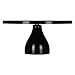Amalfi Decor 12 Inch Cake Stand, Dessert Cupcake Pastry Candy Display Plate for Wedding Event Birthday Party, Round Modern Metal Pedestal Holder, Black