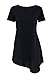 FUDITAI Womens Casual Plain Short Sleeve Loose T-Shirt Dress
