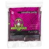 Sambazon Organic No Sugar Pure Acai - Grocery Bag, 3.53 Ounce bag -- 60 bags per case.
