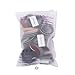 Hair Ties Elastics Bands Ponytail Holders with Cotton and Nylon Cloth Fabric with Thick Soft Stretch Seamless No Crease Damage and Pull for Women Accessories