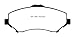 EBC Brakes DP71798 7000 Series Greenstuff SUV Supreme Compound Brake Pad , Red