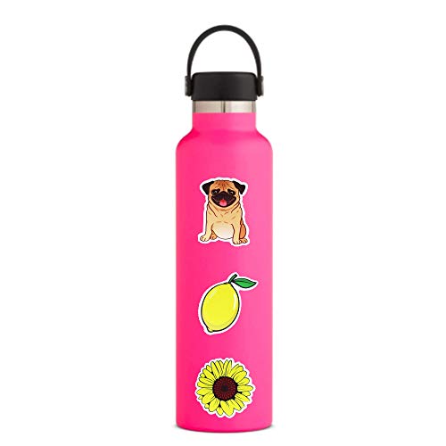 Cute Laptop Stickers for Teen Girl, 50 Pcs/Pack Cartoon Trendy Waterproof Vinyl Decal, Perfect for Water Bottle Luggage Computer Notebook Car Skateboard Motorcycle Bicycle Guitar (Cute, 50 Pcs)