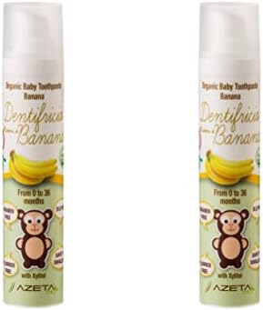 Azeta Bio Banana Flavoured Toothpaste Baby & Kids 0-36 Months Organic 50ml