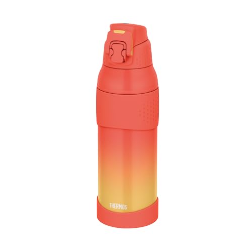 【食洗機対応】 サーモス 水筒 真空断熱スポーツボトル 1L オレンジグラデーション ワンタッチ・オープン スポーツ飲料OK 保冷専用 FJR-1001 OR-G