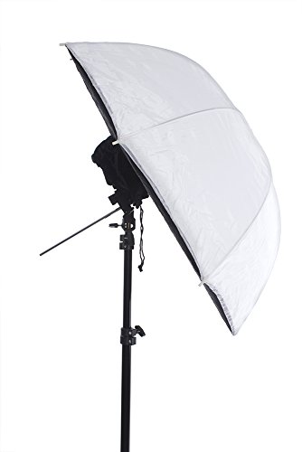 Fovitec StudioPRO Speedlight Flash 33" Umbrella Brolly Softbox Two Stand Kit - Thumbnail 2