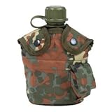 Mil-Tec US Style Canteen and Cup Flecktarn