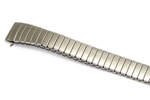 Speidel 9mm Silver Twist O Flex Expansion Band Curved Ends Fits Easy Reader Watches