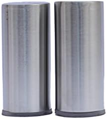 Home N More Stainless Steel Salt Pepper Storage Set | Smooth Matt Finish | Leak Proof Container | Kitchen Ware | Set of 2
