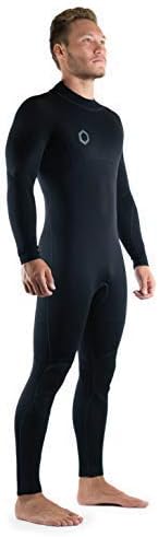 Onvous Men's FreeMotion Wetsuit | Fullsuit 3mm Neoprene w/Back Zip | Effortless Motion & 4-Way Stretch | Designed for Surfing, Stand-Up Paddle Boarding, Diving, Swimming, Kayaking, Ocean Recreation