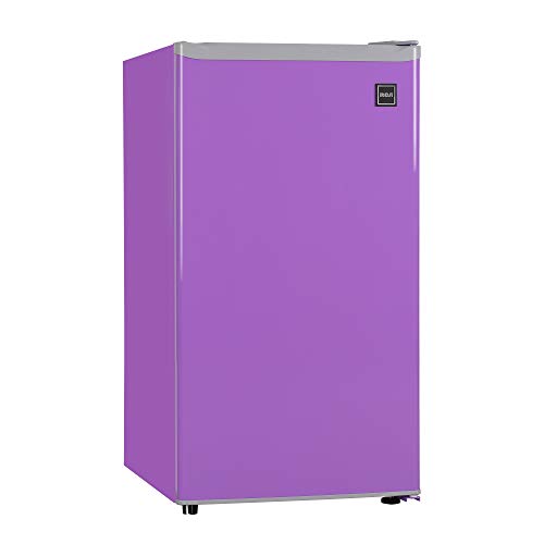 RCA RFR321PURPLE 3.2 Cu Ft Compact Fridge, Mini Refrigerator, Purple
