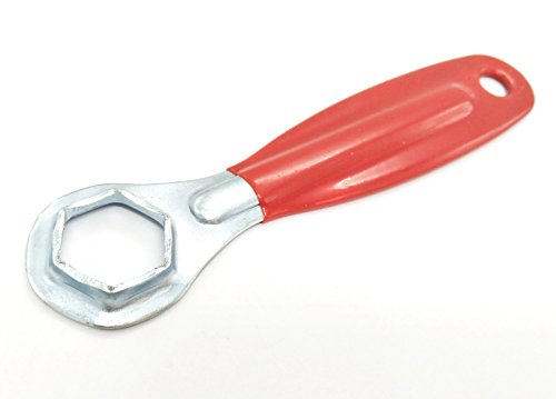 LONKER Professional Bike Bicycle Cycle Crank Extractor Puller Removal Spanner Repair Tools Kit(red)