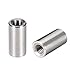 uxcell M6 Round Connector Nuts, 304 Stainless Steel Coupling Nut 20mm/0.78inch Length,Pack of 5