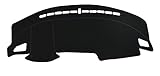 Custom Fit Dashboard Black Center Console Cover Dash Mat Protector Sunshield Cover for 2016 2017 2018 Honda Civic Sedan