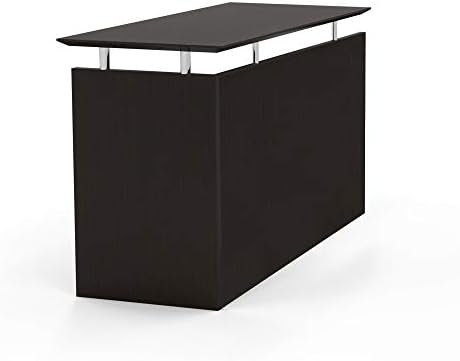 Safco Products Mayline MNRTLDC Medina 48.5" W Non-Handed Return for use with Desks, Sold Separately, Mocha Laminate