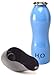 H2O4K9, Dog Water Bottle and Travel Bowl, 25-Ounce, Denim Blue